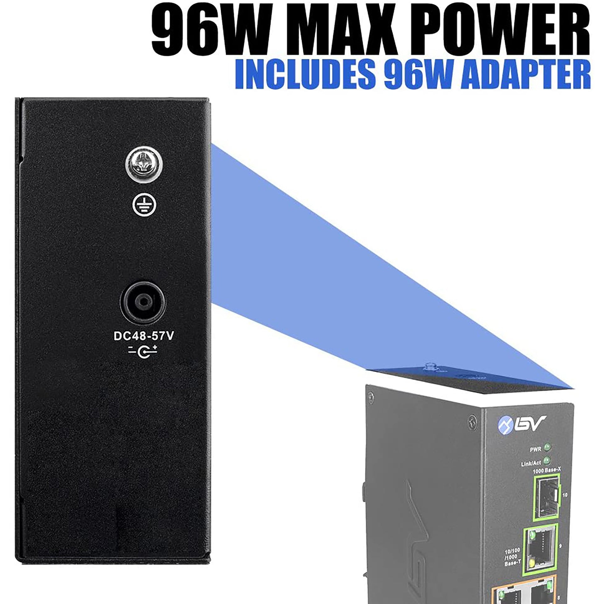 96W Max Power