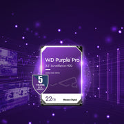 WD Purple Pro Surveillance Hard Drive 22TB Warranty