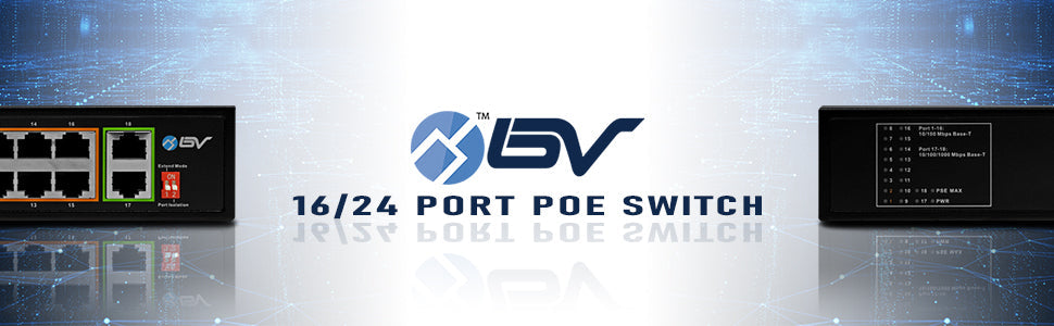 16/24 Port PoE Switches
