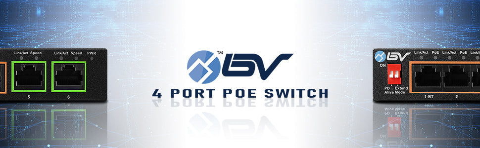 4 Port PoE Switches