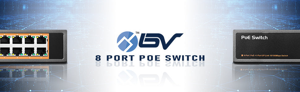8 Port PoE Switches