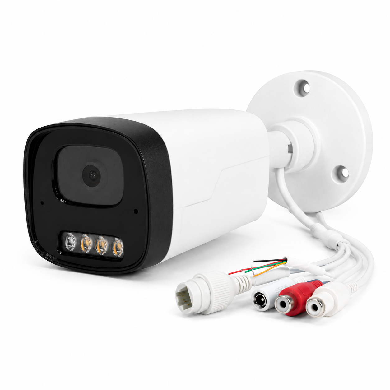 8MP Red Blue Deterrence Smart Hybrid Light Full-Color Bullet Camera (ECO) | BSC-58PDEA