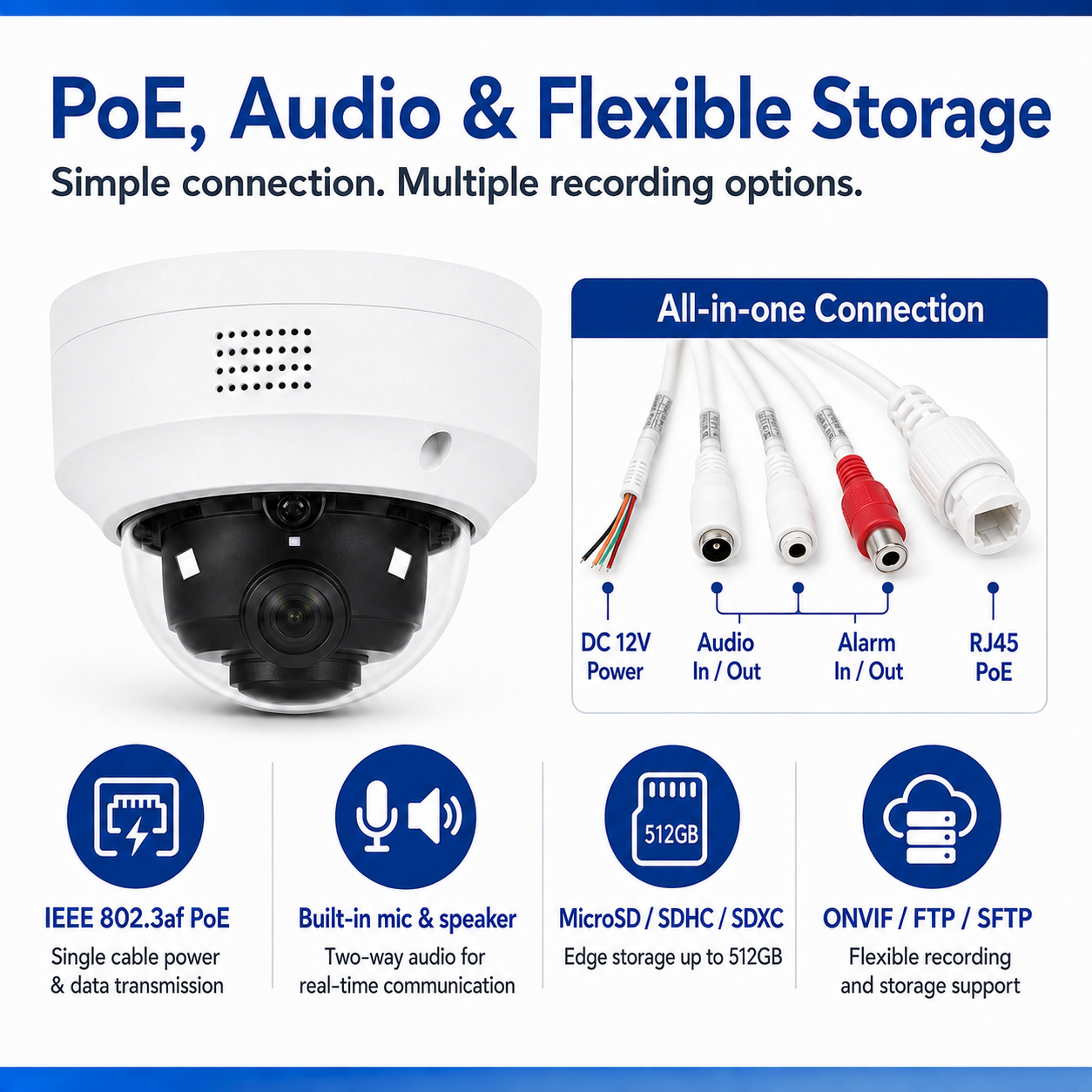 8MP Pro Series Dome IP Camera | BSC-78PR