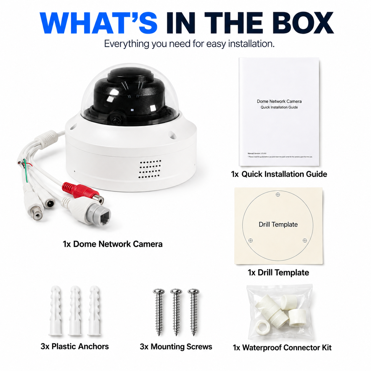 8MP Starlight Motorized Varifocal Dome Network Camera | BSC-78PRZ