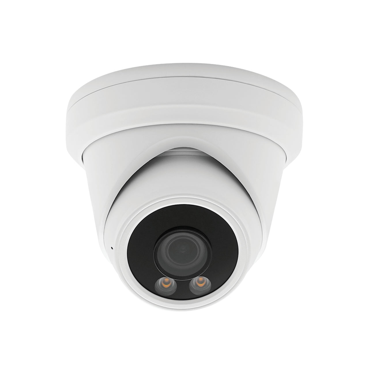 BV-Tech 5MP UHD 4-in-1 Outdoor Turret Security Camera with IP67 Weatherproofing, Warm Light Night Vision & Optional Lens/Mic (CA-HD-B97A-4IN1-5MP)