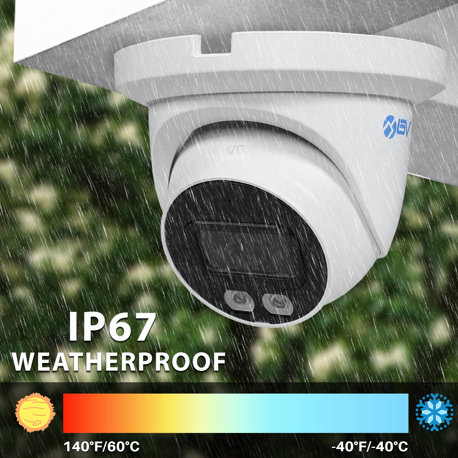 2MP Smart Dual Light HDCVI Fixed-Focal Eyeball Camera - BV Security