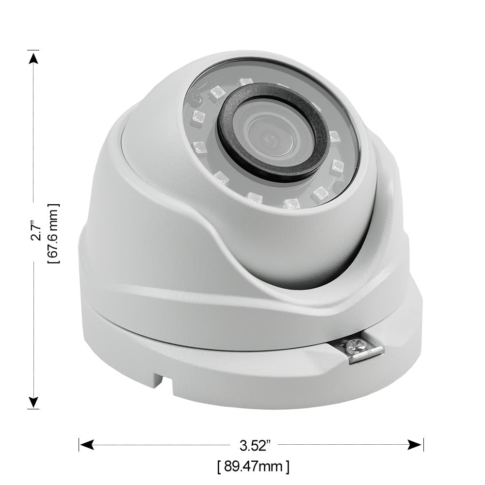 BV-Tech 2MP Outdoor Fixed Turret Camera dimension