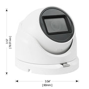 BV-Tech 8MP Outdoor Fixed Turret Camera dimension