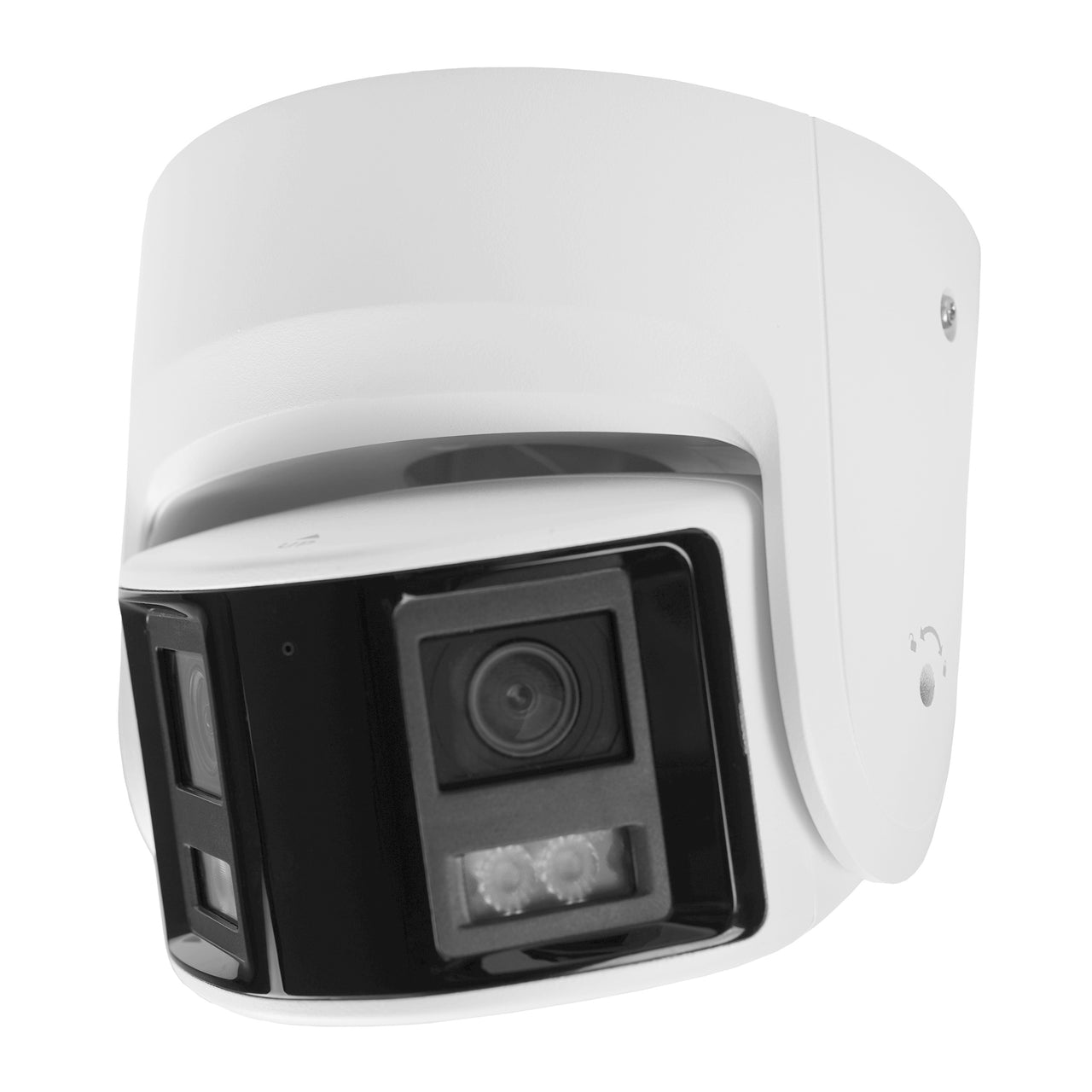A second front view of the IP dome camera.