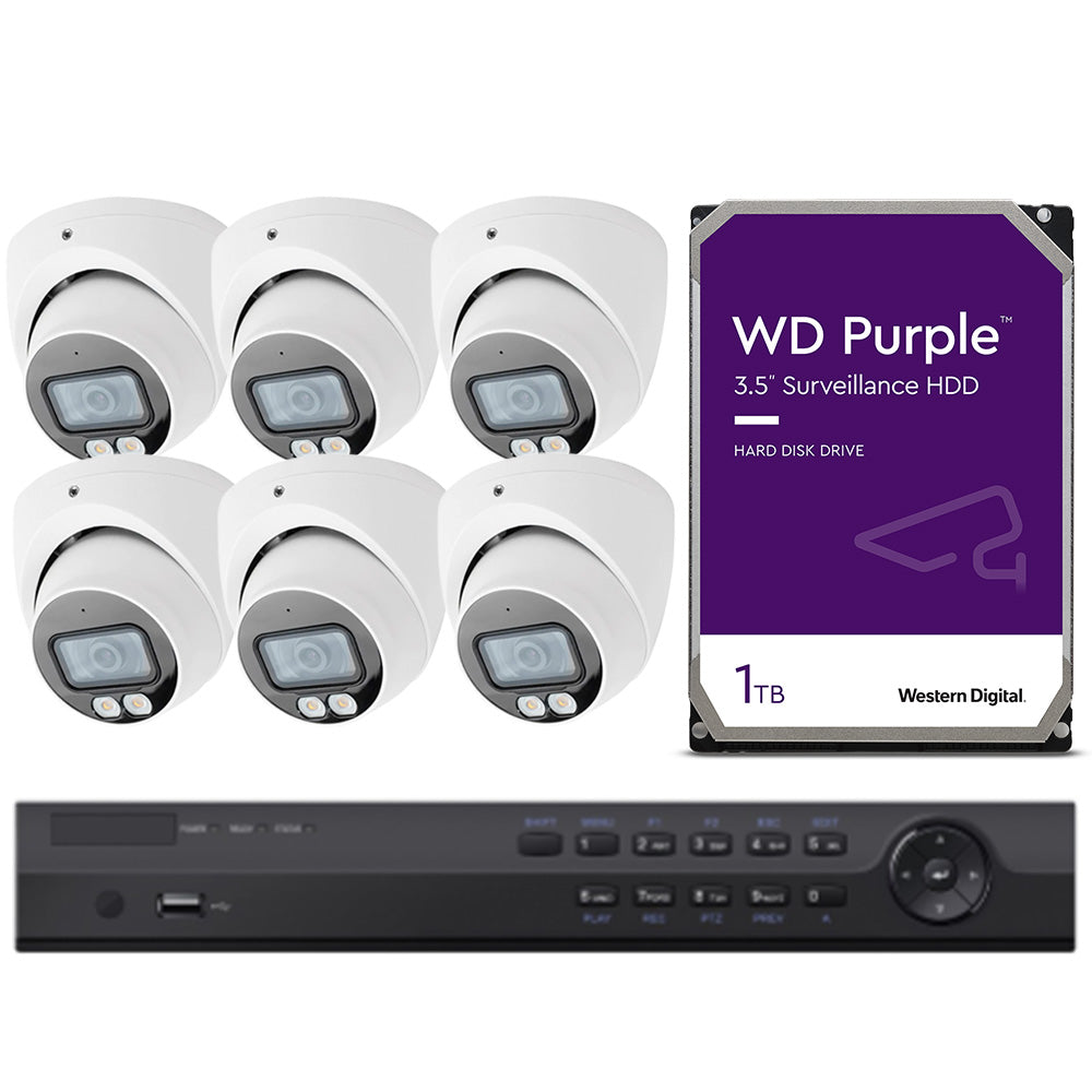 Video Surveillance Bundle KIT-DVR108-1TB-6-5MP BV Security