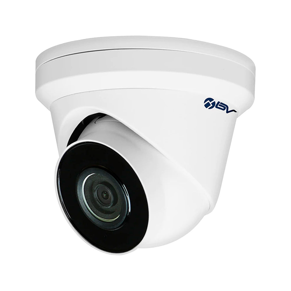 BV 8MP IP Security Turret PoE Camera front view.