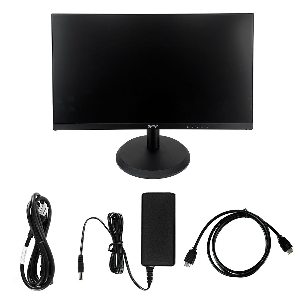 Monitor with the included accessories
