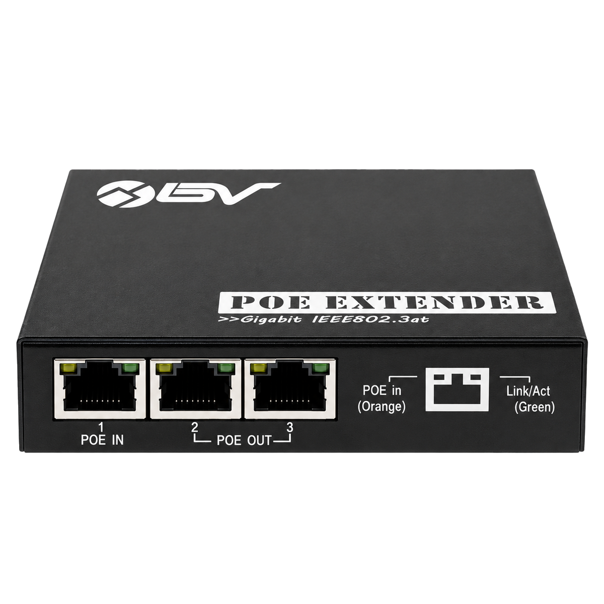 BV-Tech 3 Port PoE Extender, Works with PoE Switch and PoE Injector | POE-RP102G