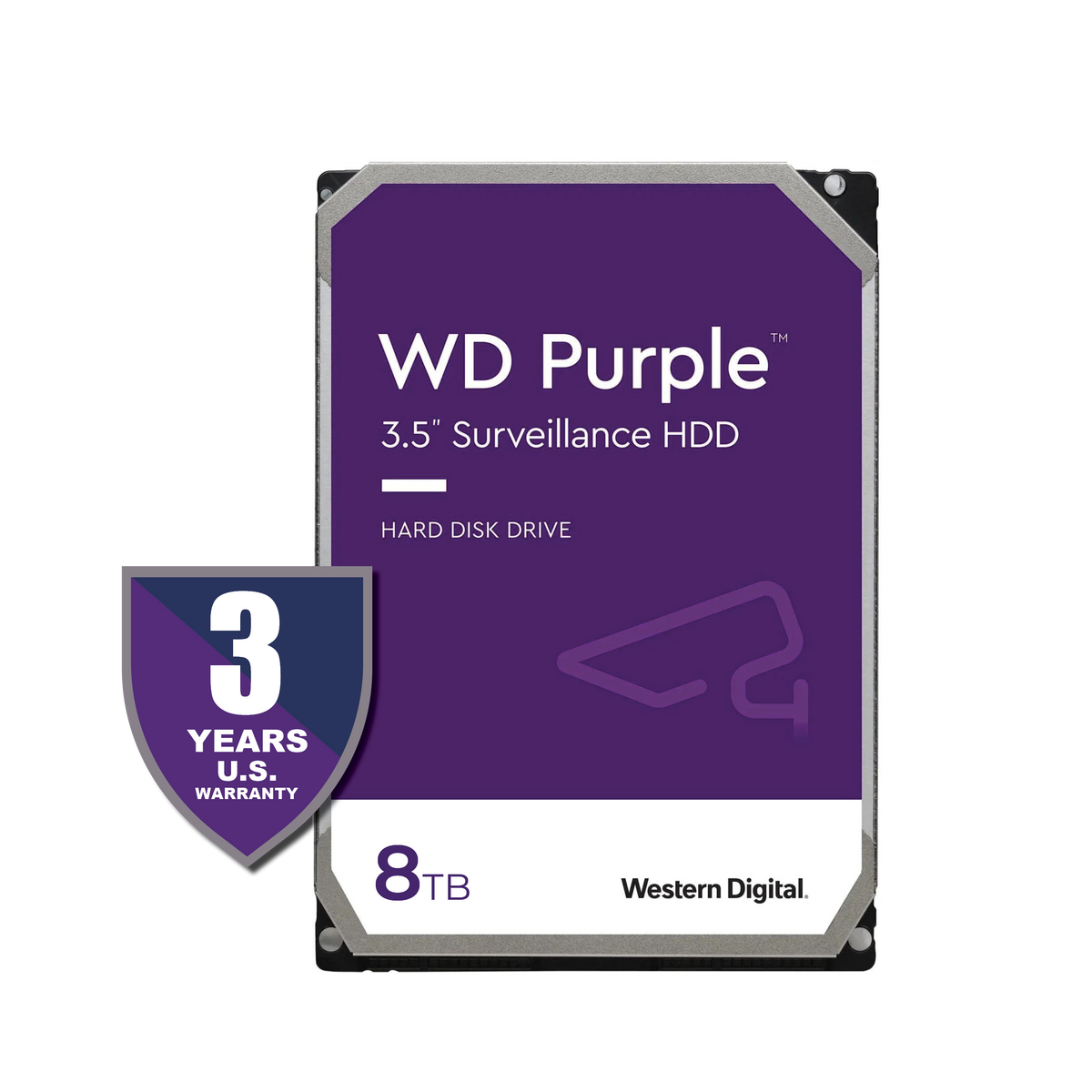 Western Digital 8TB Purple Surveillance Hard Drive | WD85PURZ