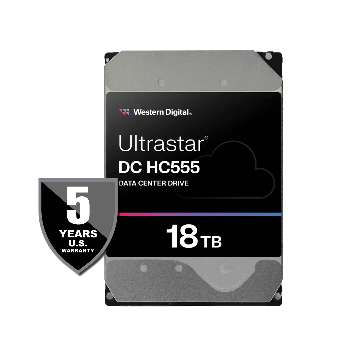 Western Digital Ultrastar DC HC555 18TB Data Center Hard Drive, SATA, 7200 RPM | WD 0B48723