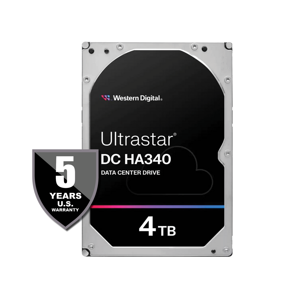 Western Digital Ultrastar DC HA340 4TB Data Center CMR Hard Drive, SATA 6Gb/s, 7200 RPM | WD 0B47076
