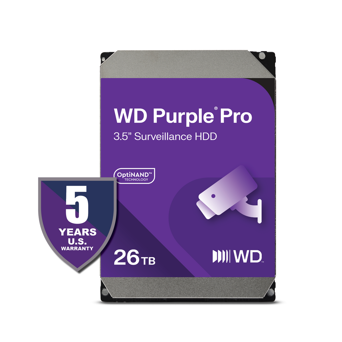 Western Digital 26TB Purple Pro Surveillance Hard Drive | WD260PURP