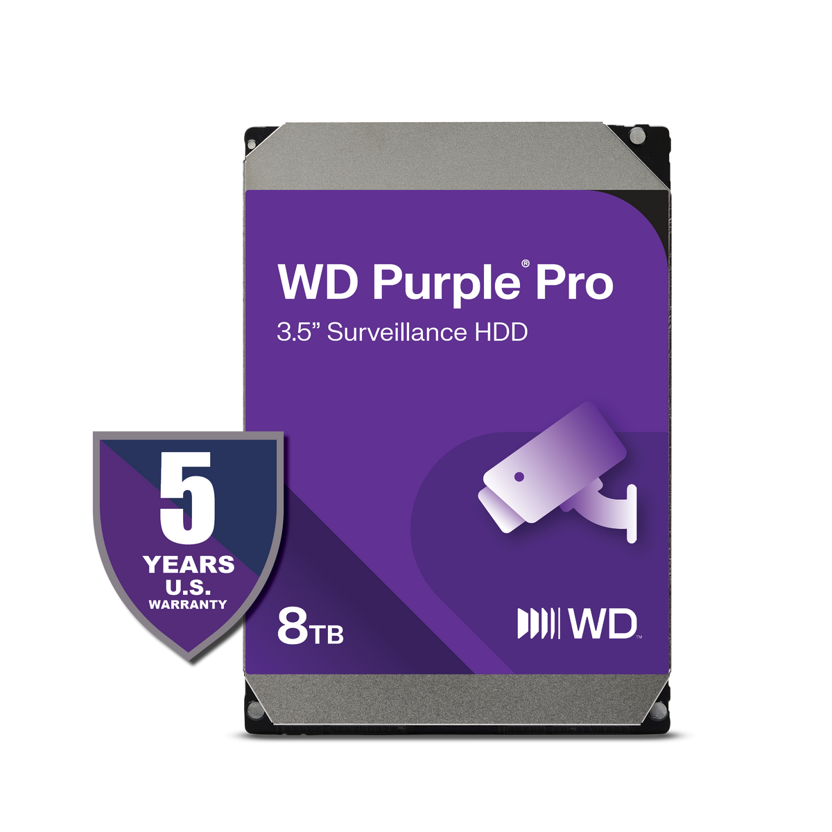 Western Digital 8TB Purple Pro Surveillance Hard Drive | WD8002PURP