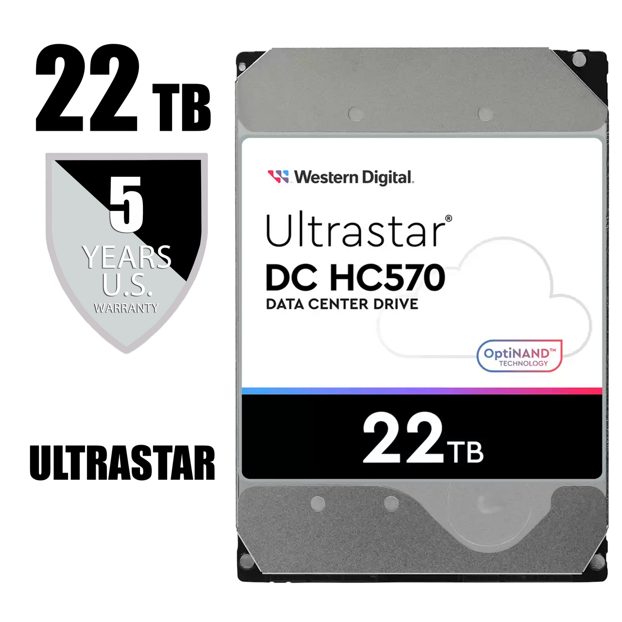 WD Ultrastar Hard Drive 22TB
