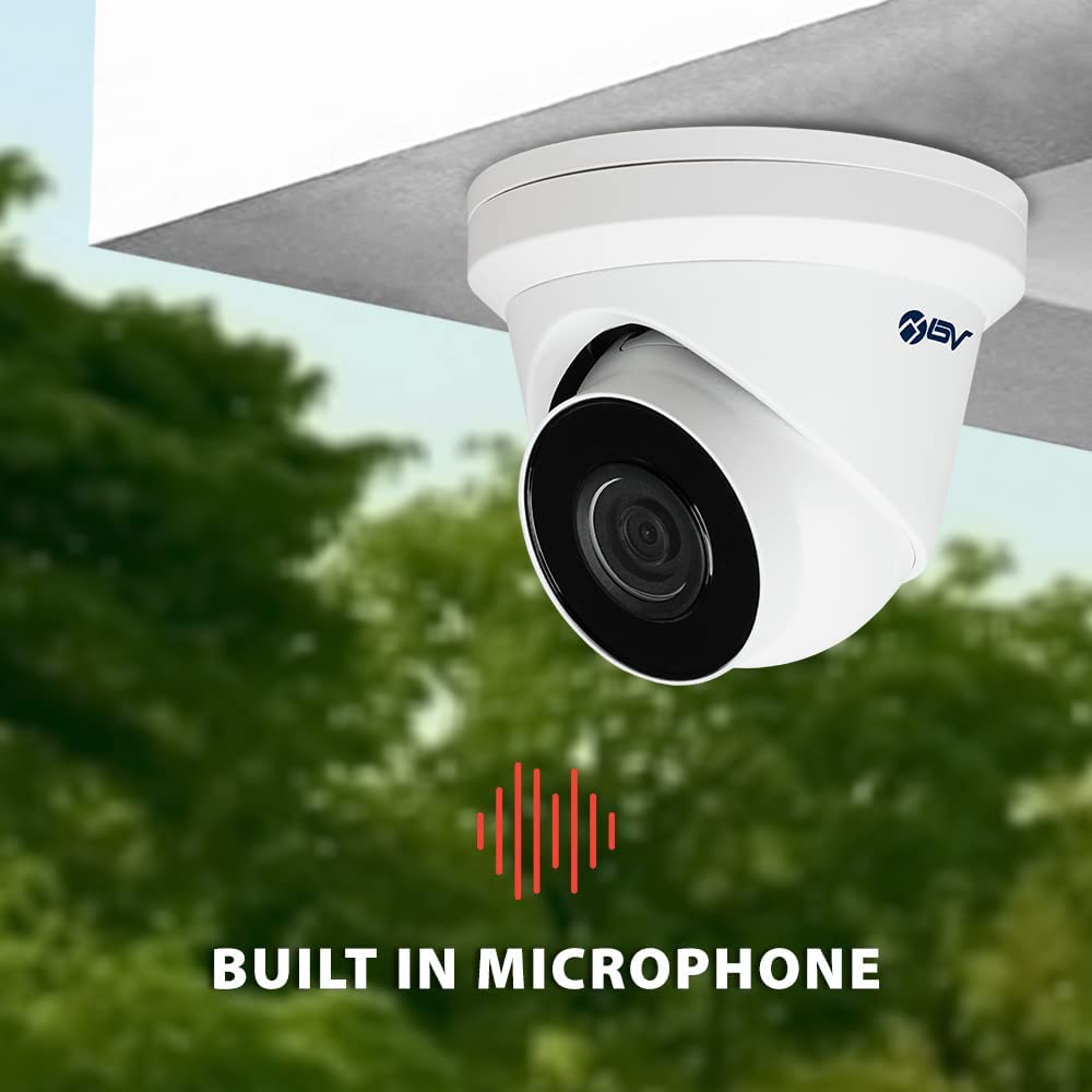 BV-Tech 4MP Outdoor Security IP camera Built-In Mic