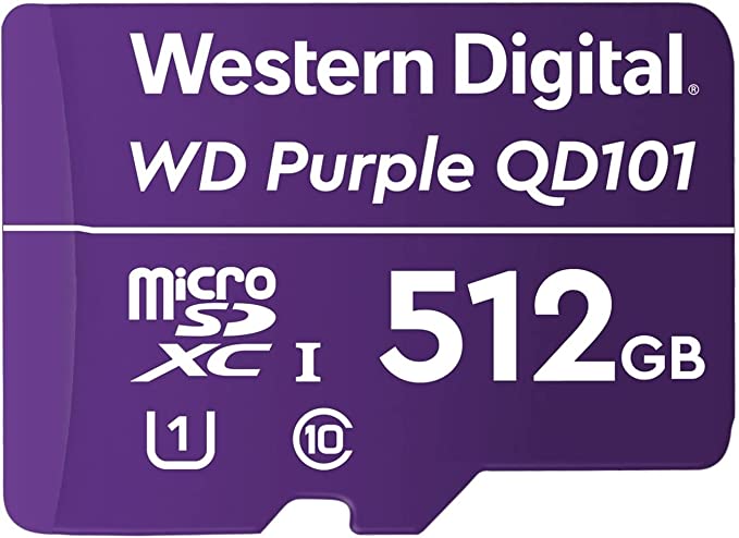 WD Purple 512GB Ultra Endurance microSD Card