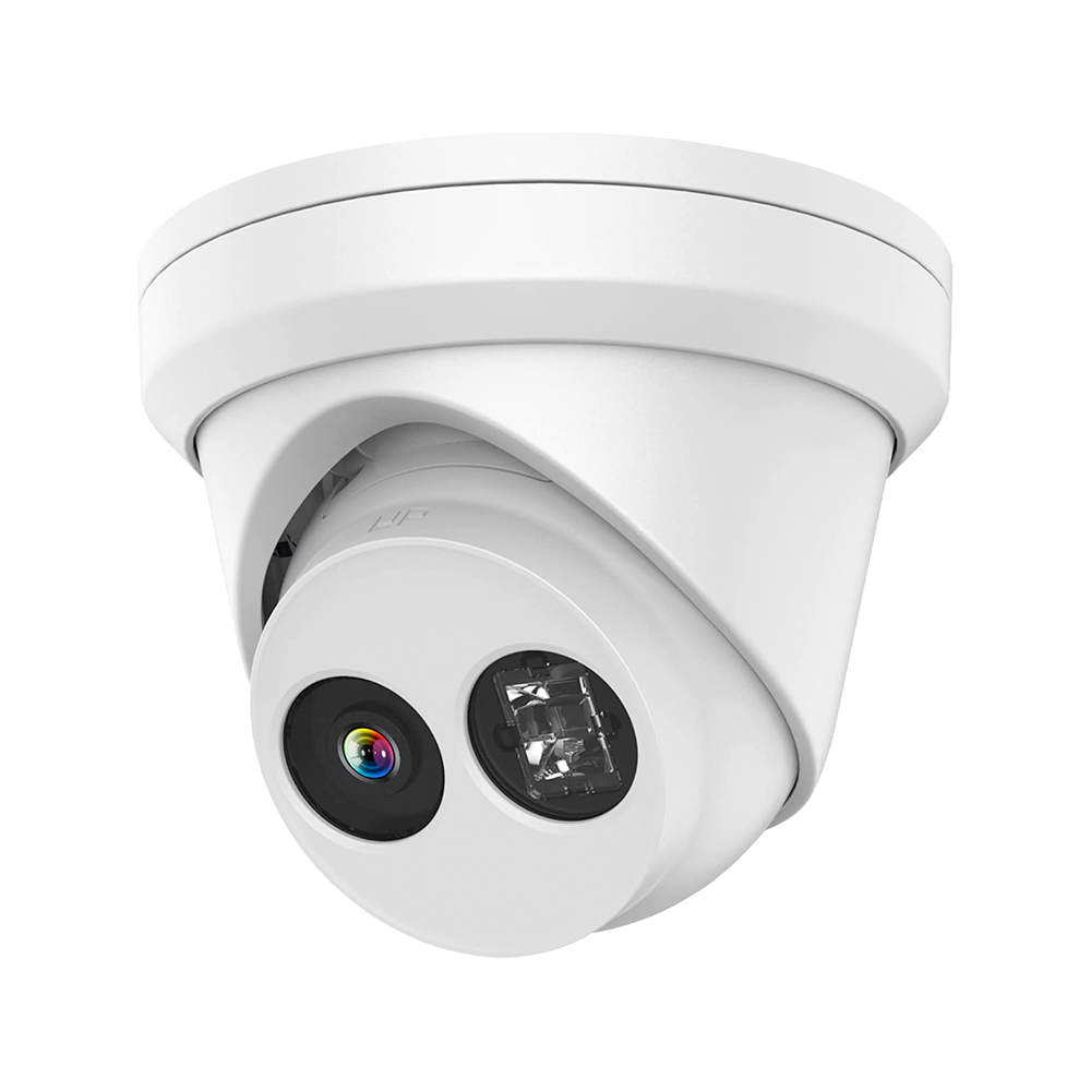 R-Tech 8MP Outdoor Security Digital IP Turret PoE Camera front view.