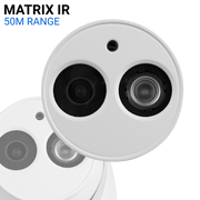 2MP High Definition Analog Camera with Matrix IR night vision 