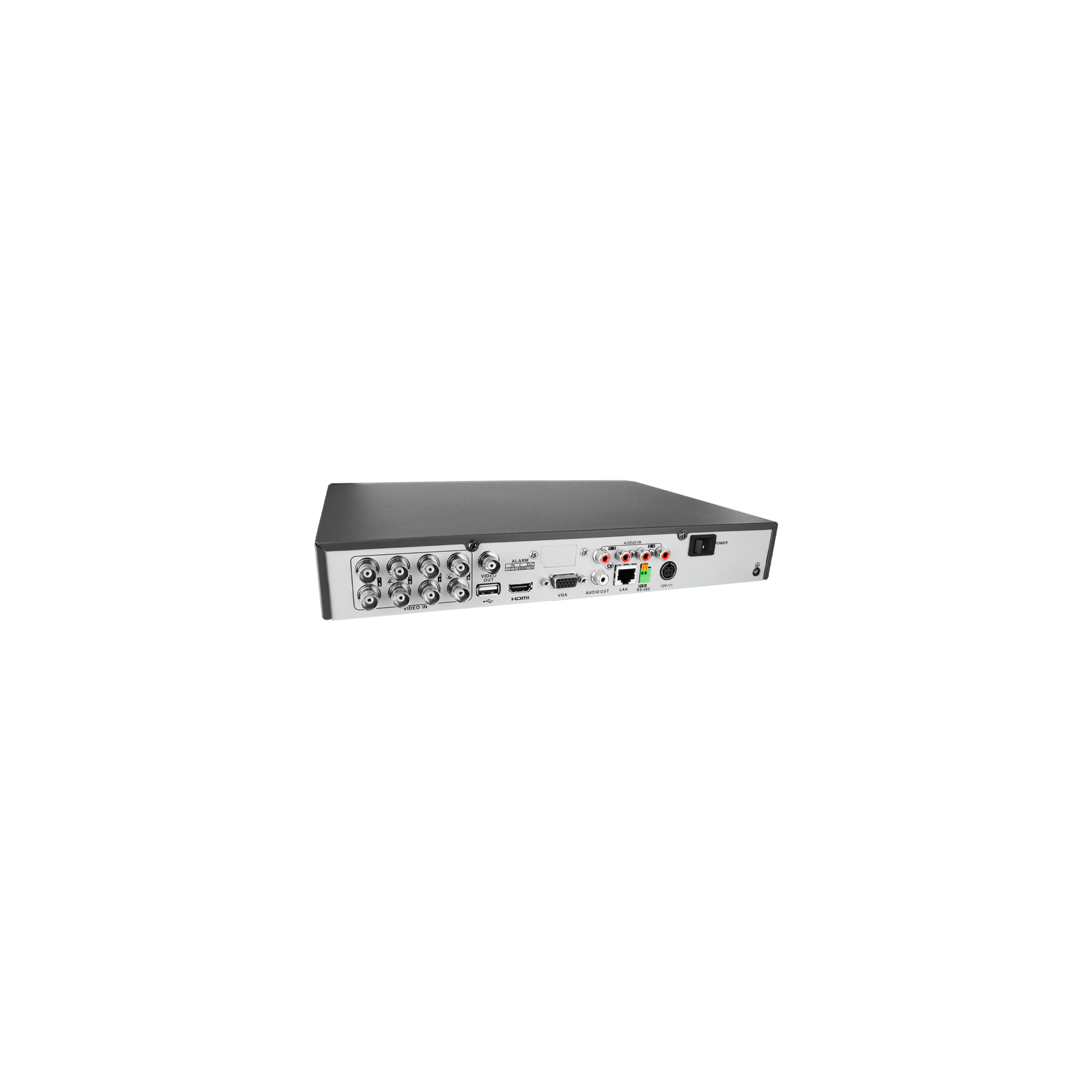 TVI HD 2MP 8 Channel DVR - Back View