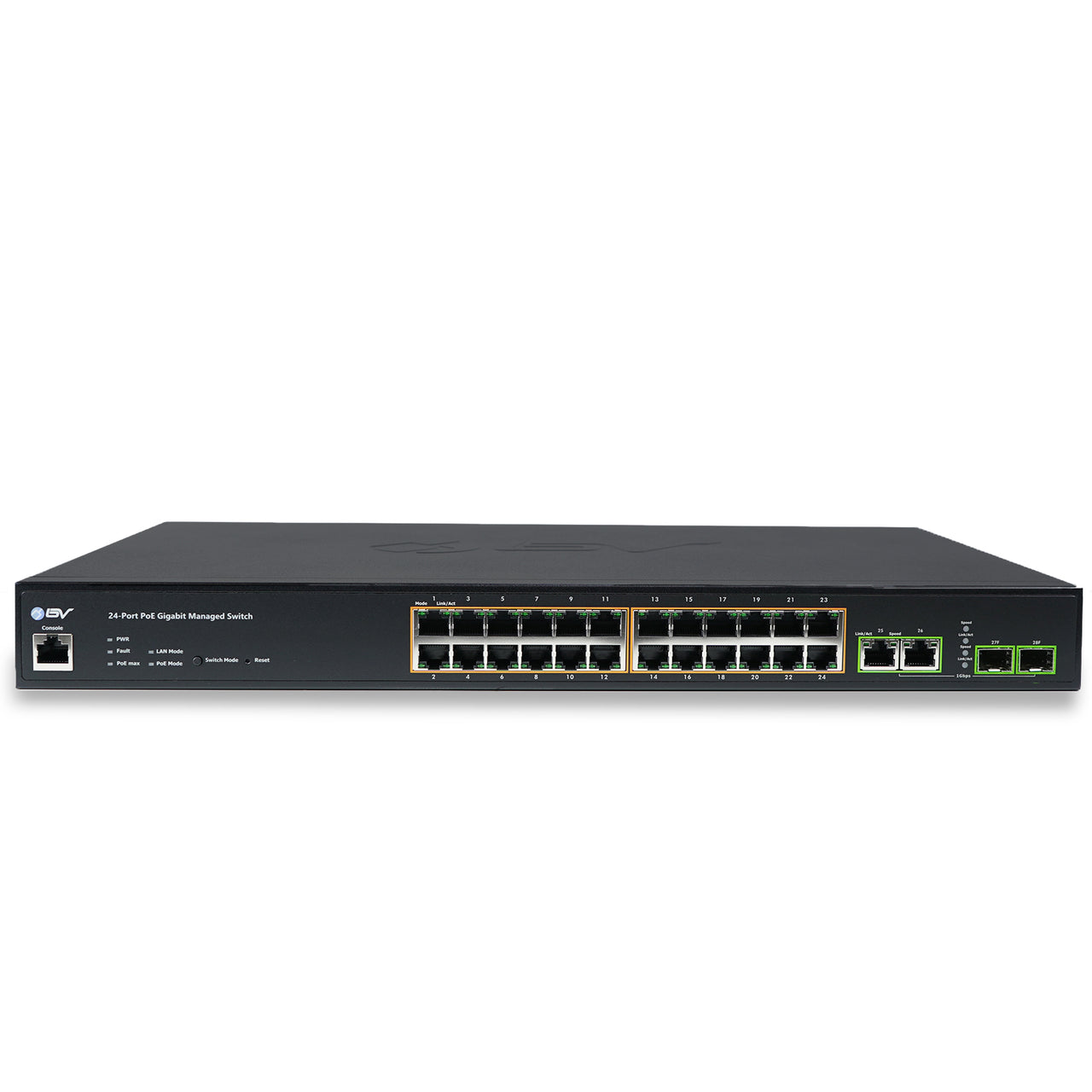 BV-Tech 24 Port PoE Switch Front