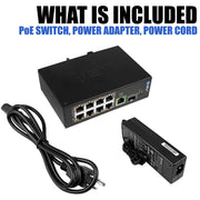 POE Switch Included Contents