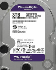 WD Purple Surveillance Hard Drive 3TB Info