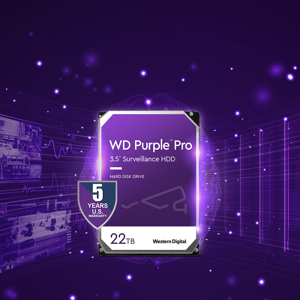 WD Purple Pro Surveillance Hard Drive 22TB Warranty