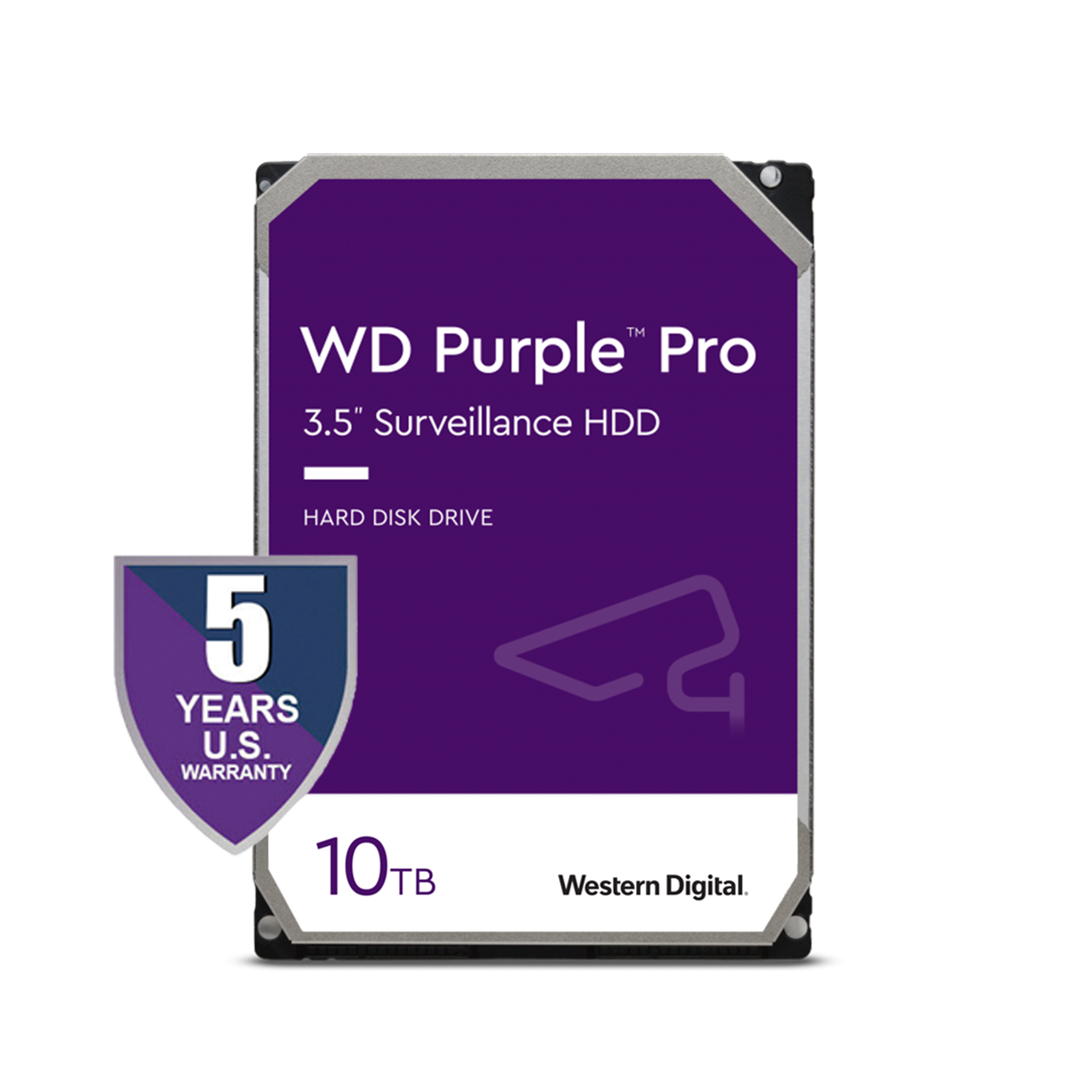 Western Digital Purple Pro Surveillance Hard Drive 10TB - BV Security Western Digital Purple Pro Surveillance Hard Drive 10TB - BV Security