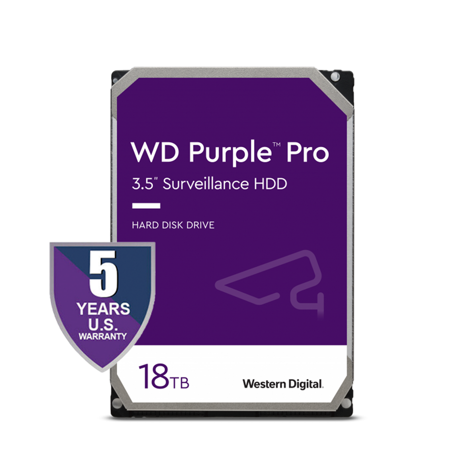 Western Digital 18TB Purple Pro Surveillance Hard Drive - BV Security Western Digital 18TB Purple Pro Surveillance Hard Drive - BV Security