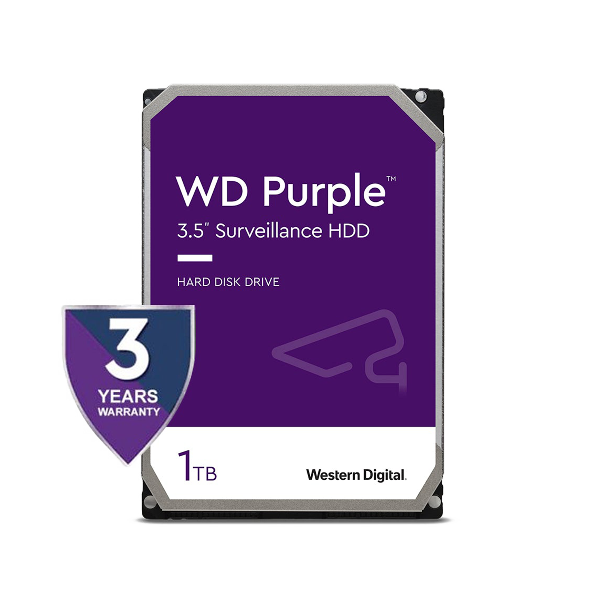 Western Digital 1TB Purple Surveillance Hard Drive - BV Security