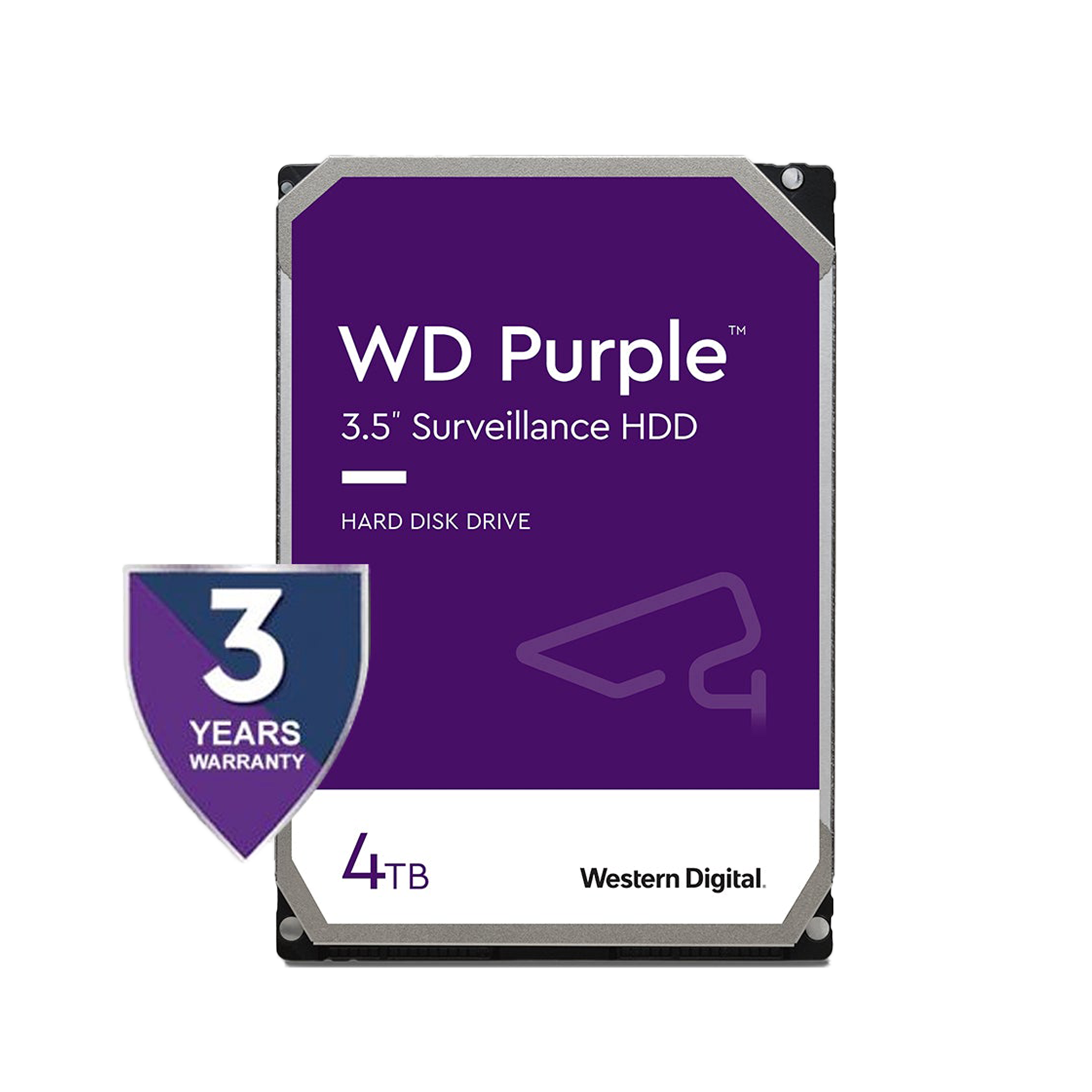 Western Digital 4TB Purple Surveillance Hard Drive - BV Security Western Digital 4TB Purple Surveillance Hard Drive - BV Security